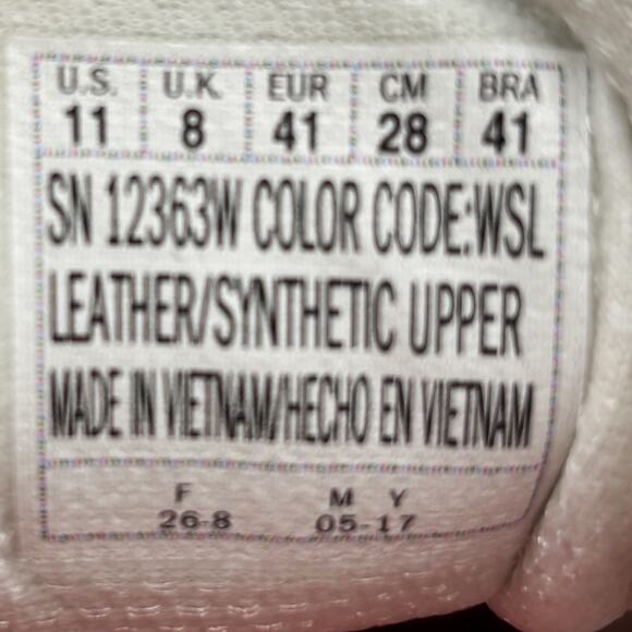 Skechers Sneakers Womens 11 White Ultra Dual Lite Wide Width Memory Foam Comfort - Picture 8 of 9